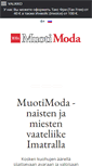 Mobile Screenshot of muotimoda.fi