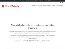 Tablet Screenshot of muotimoda.fi
